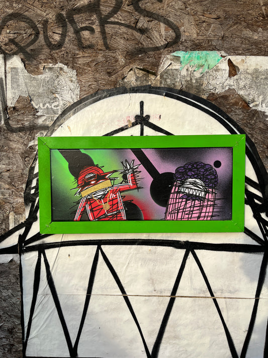 Nathan Bowen - B-Boy & Clown (Framed)