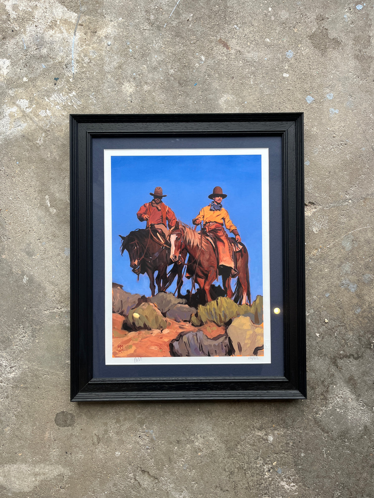 Mark Maggiori - Blue Sky Red Earth (Framed)