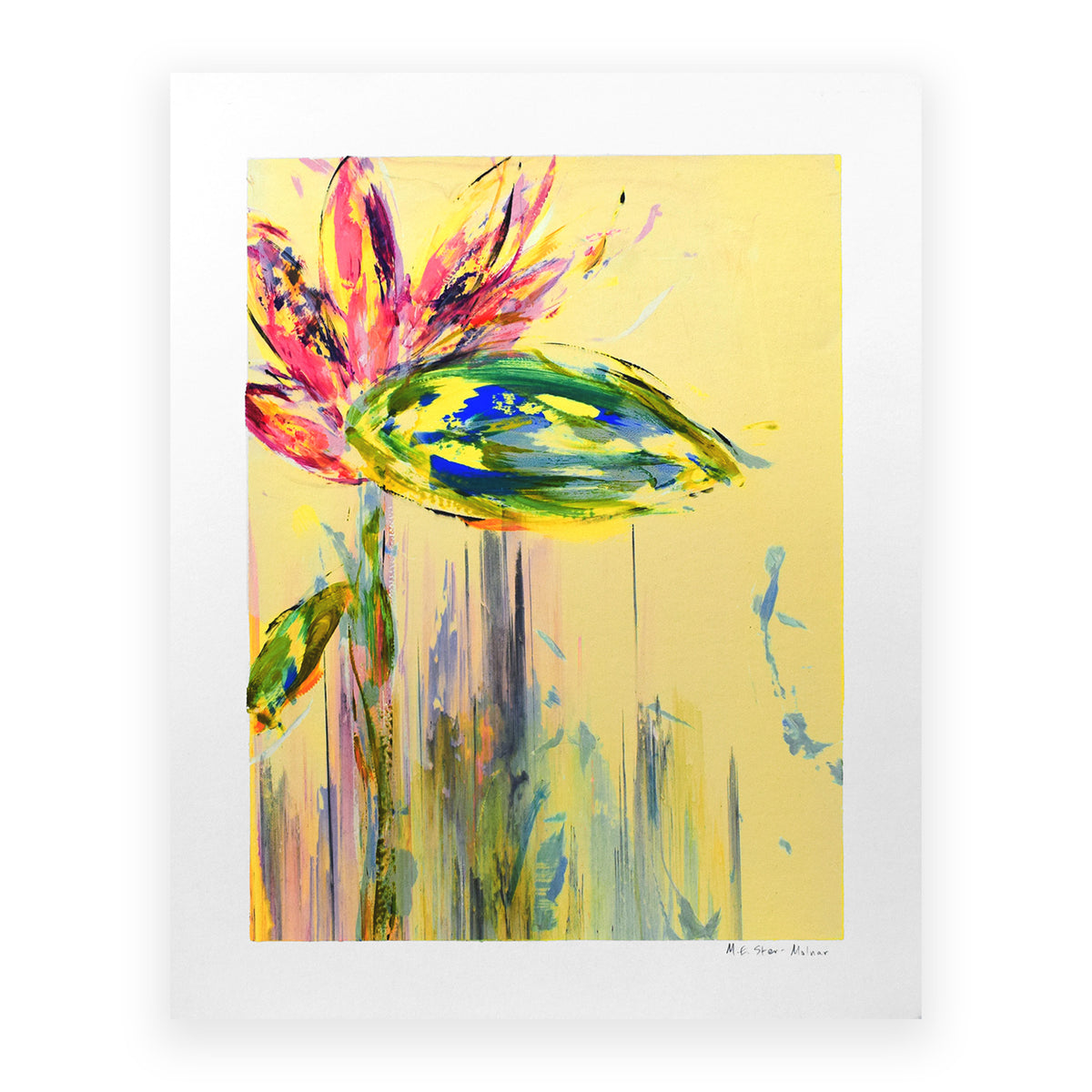 M.E.Ster.Molnar - Super Bloom 209 - Bird of Paradise Faded Yellow / Spring Fling