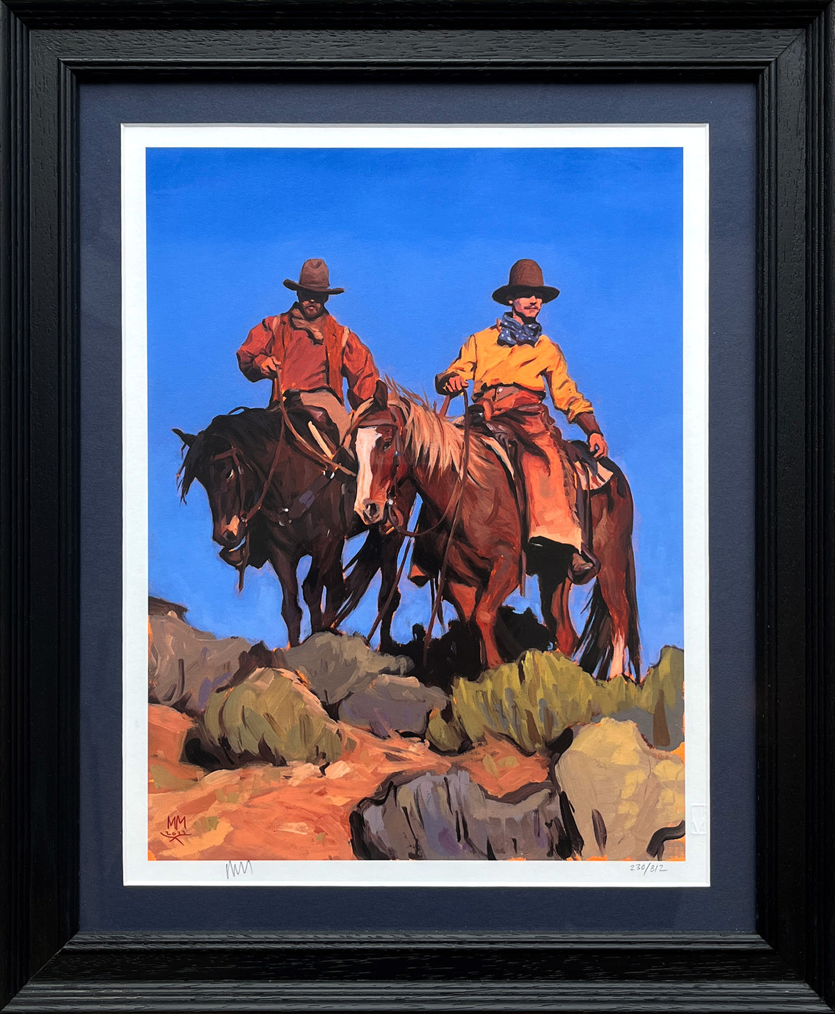 Mark Maggiori - Blue Sky Red Earth (Framed)