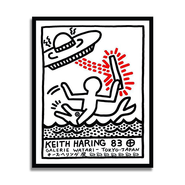 Keith Haring - Galerie Watari 1983 – Joy Fantastic