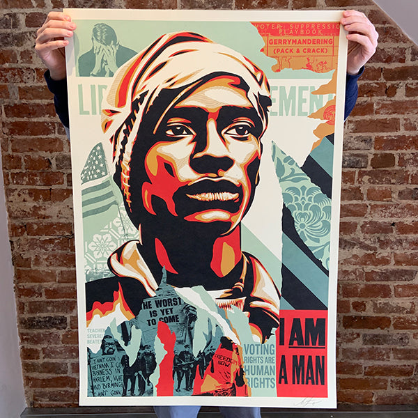Shepard Fairey - Voting rights are human rights