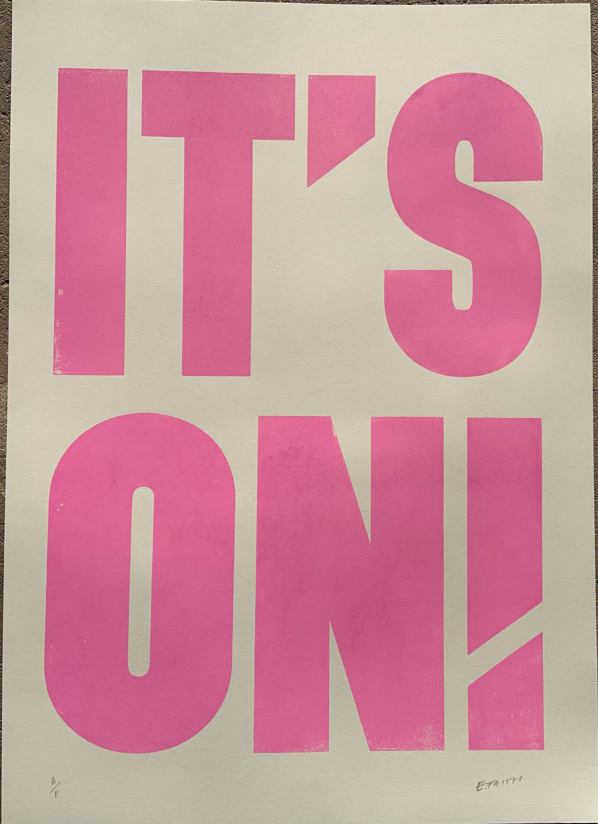 Ebenezer Faith - Its On (Pink)