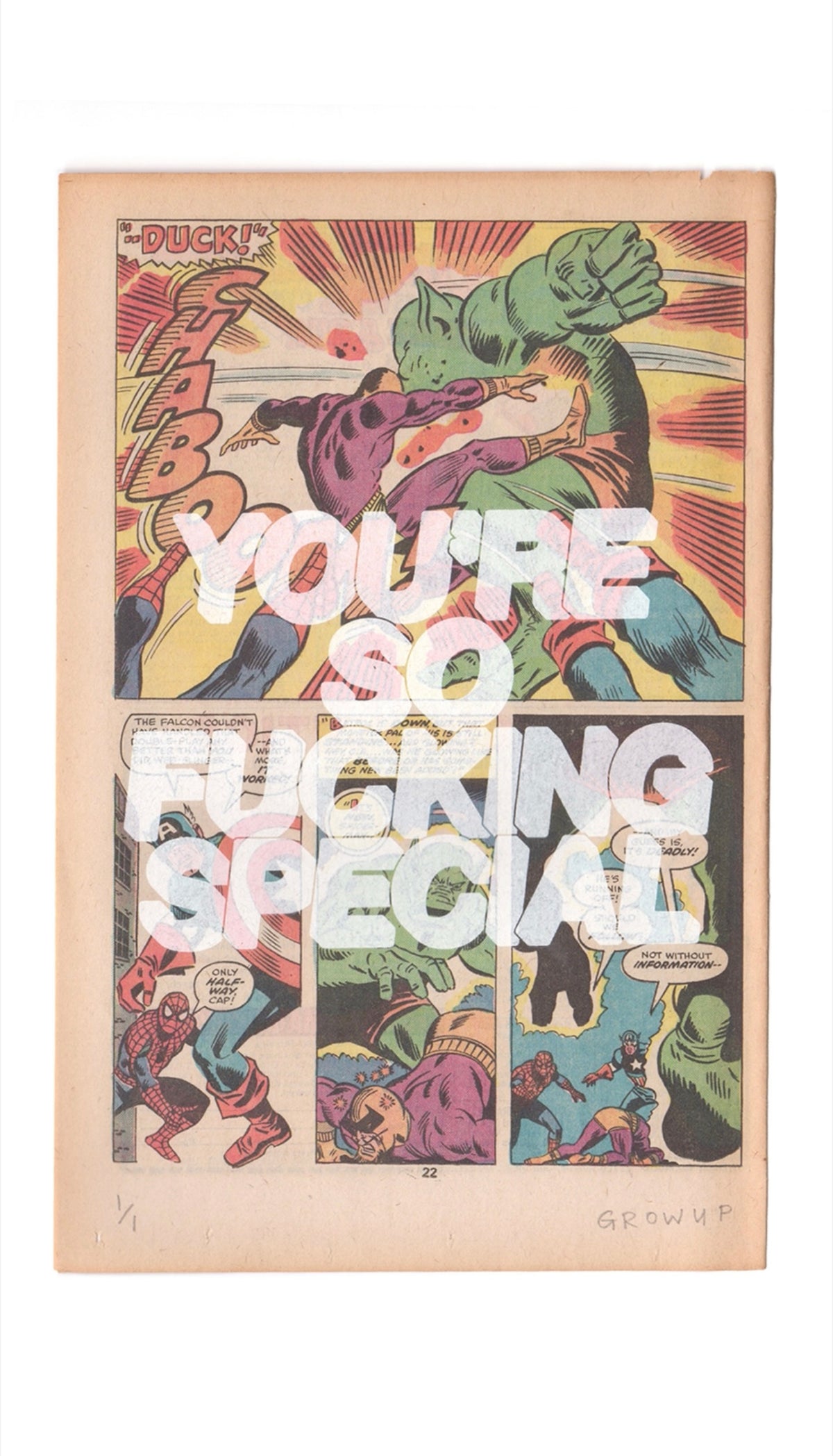 Grow Up - You're So Fucking Special