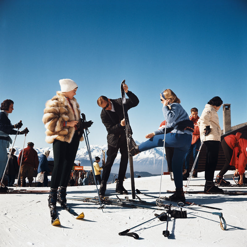 Slim Aarons - Verbier Skiers