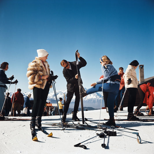 Slim Aarons - Verbier Skiers