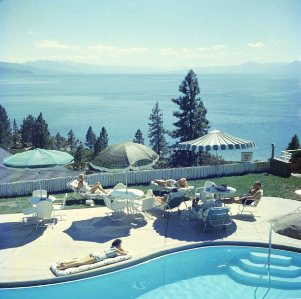 Slim Aarons - Relaxing At Lake Tahoe