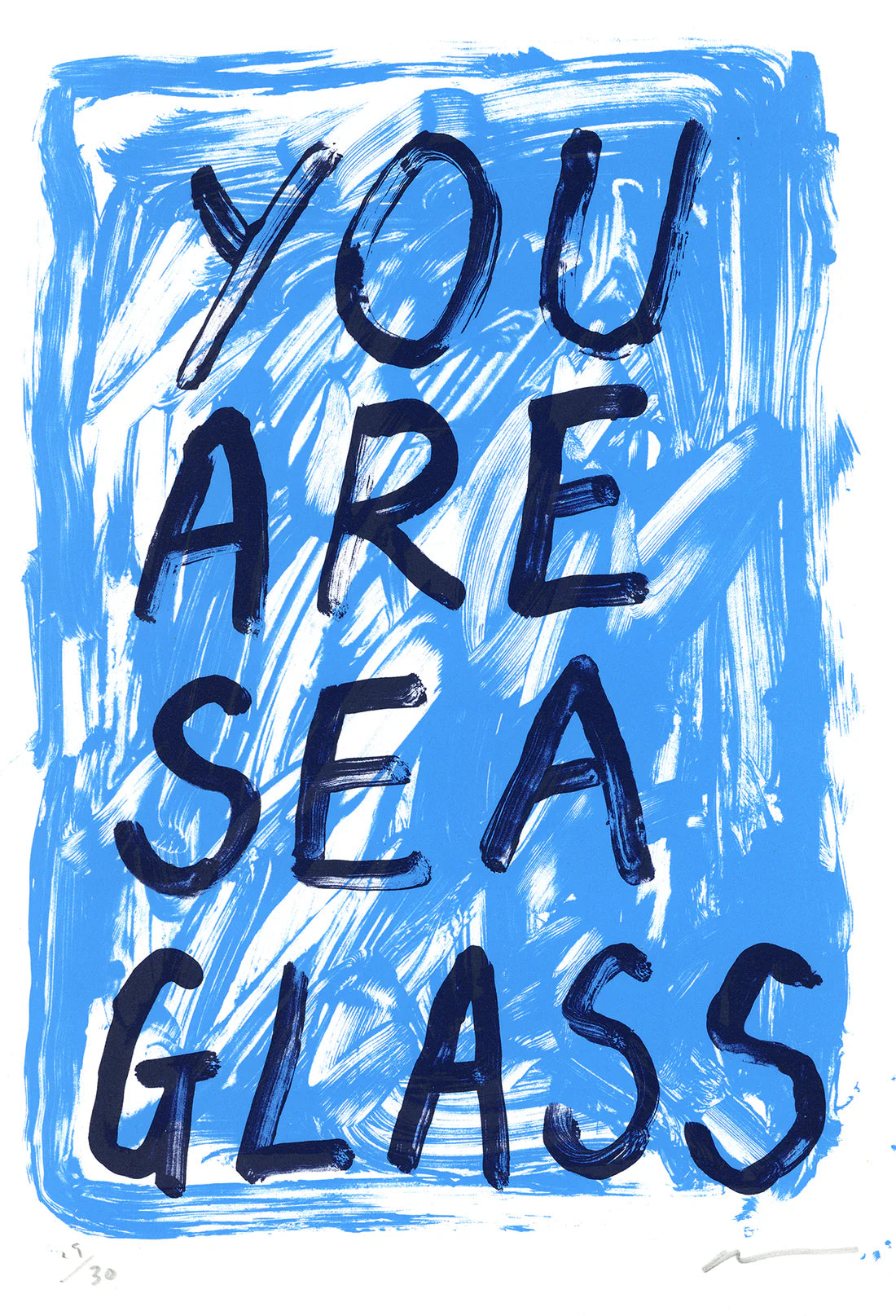 Adam Bridgland - You Are Sea Glass (Blue)