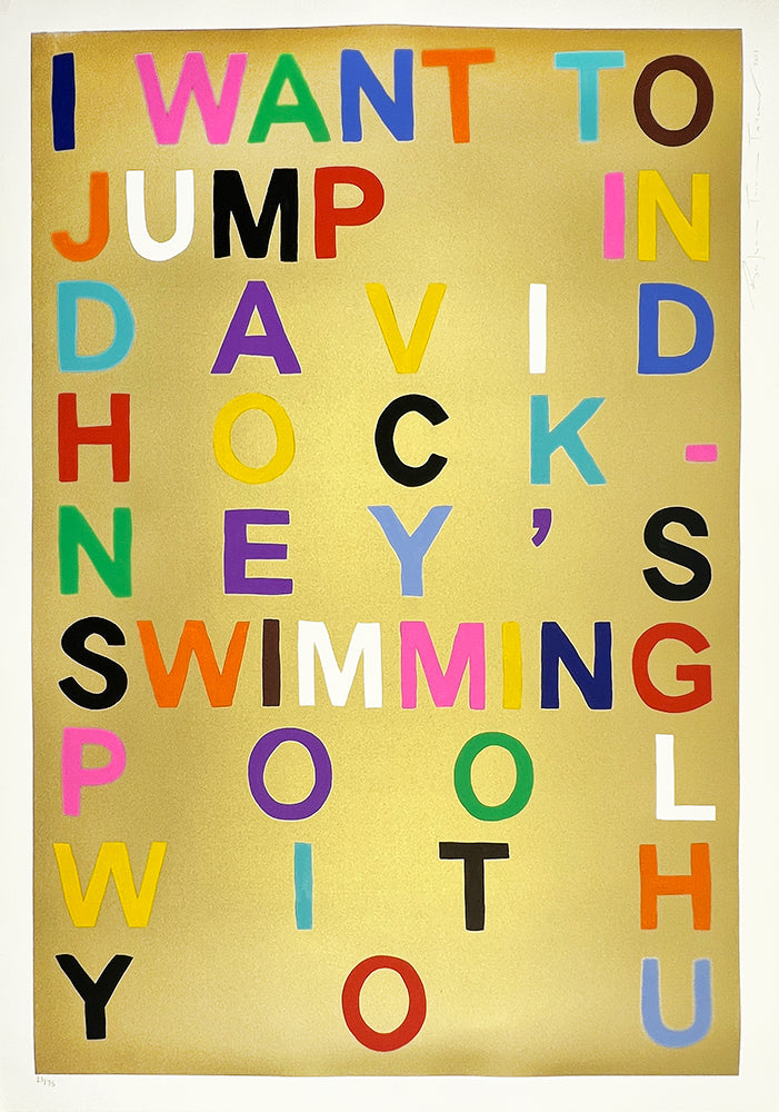 
                
                    Load image into Gallery viewer, Benjamin Taylor - I Want To Jump In David Hockney&amp;#39;s Swimming Pool With You
                
            