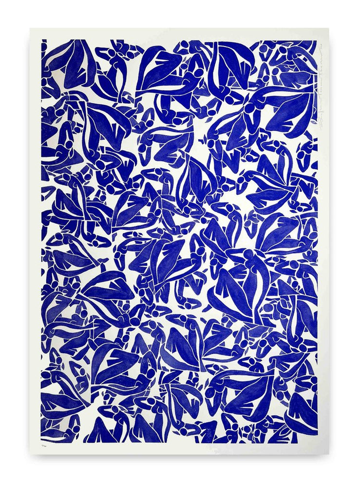 Benjamin Taylor - Blue Nude Abstract Study
