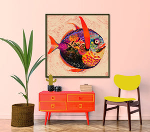 
                
                    Load image into Gallery viewer, Victoria Topping - Cosmic Fish
                
            