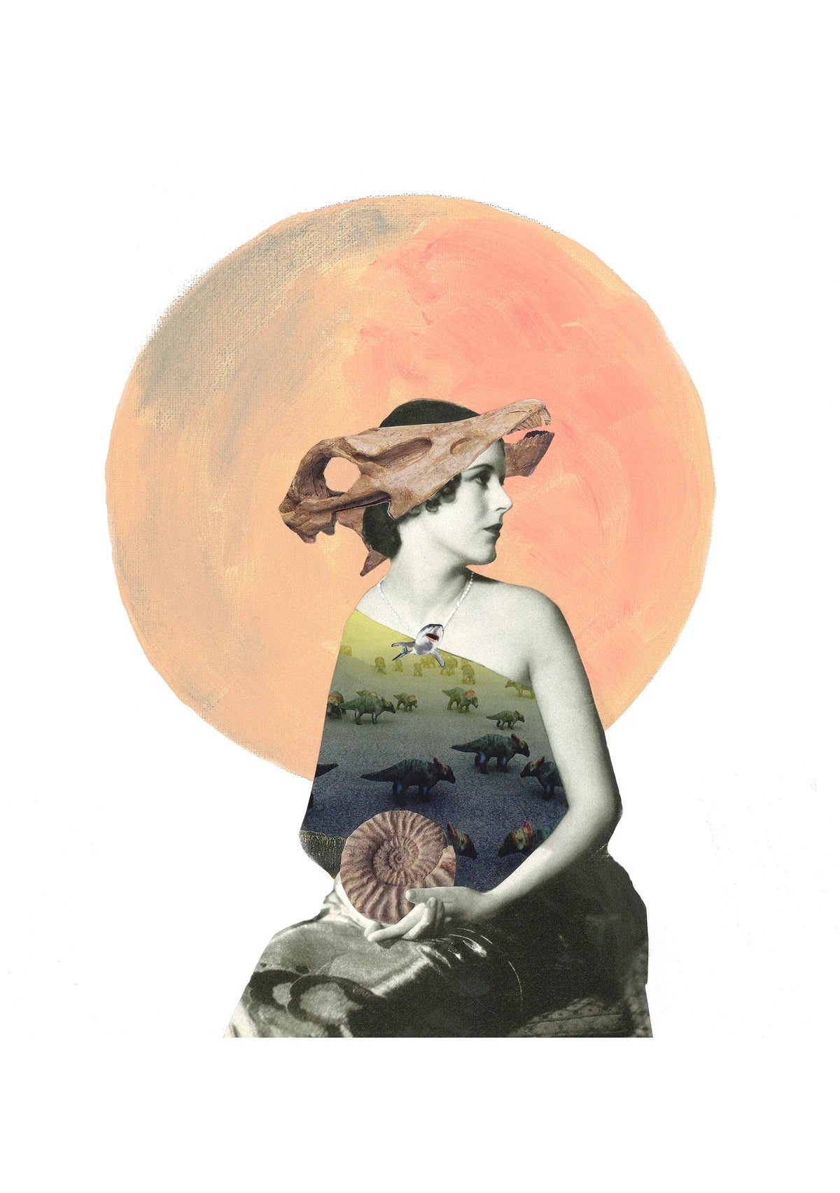 Liz Pounsett - Girl With Shark Necklace