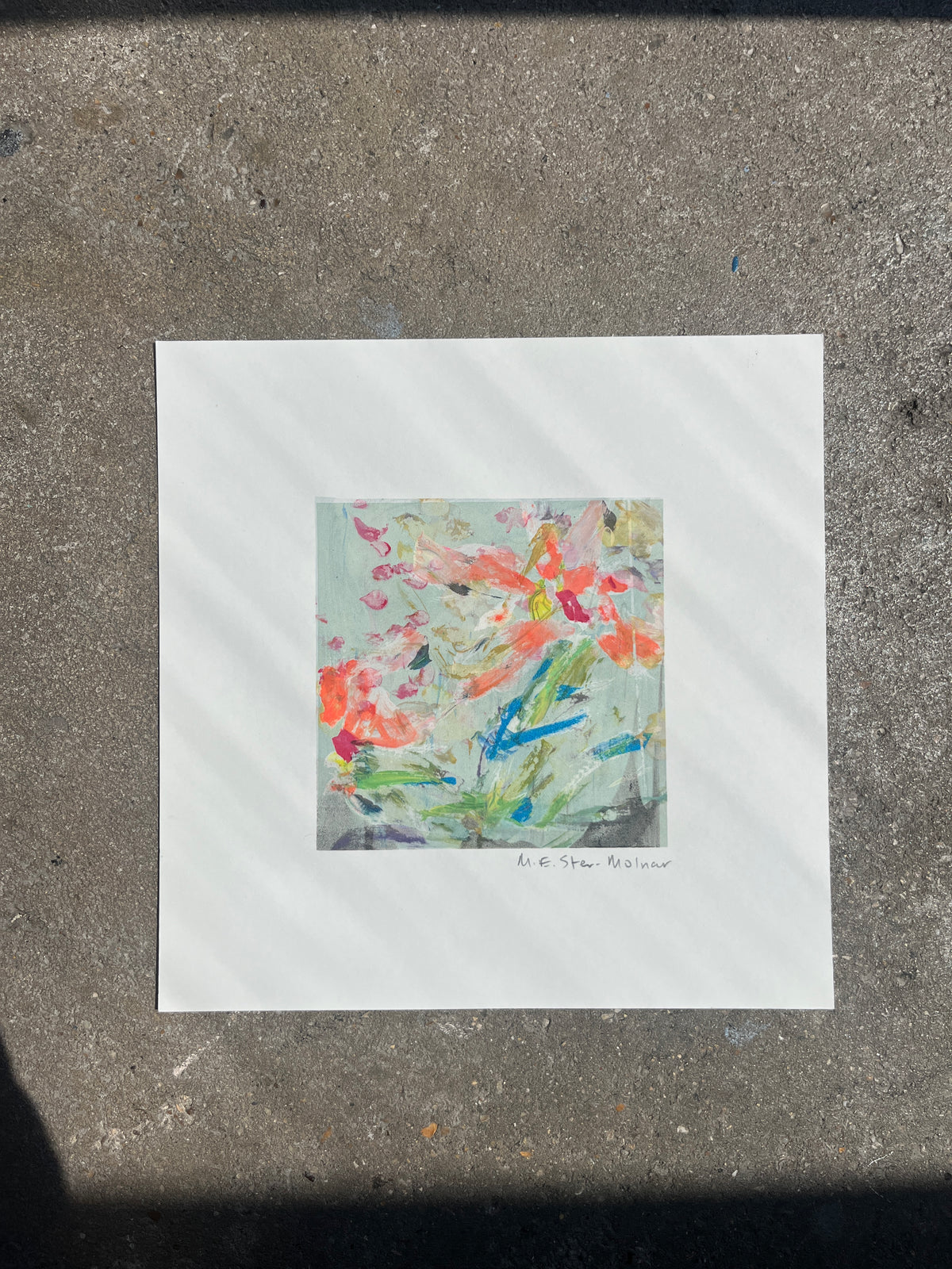 M.E.Ster.Molnar - Mini Bloom Orange Sunshine 1