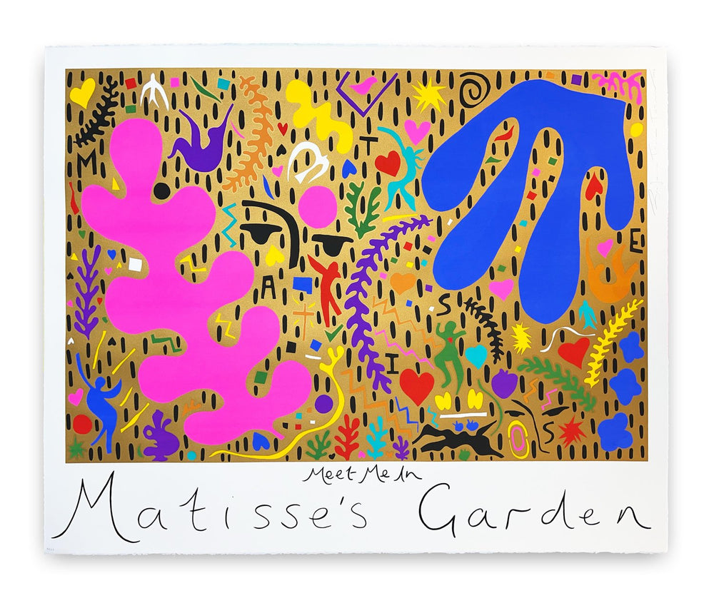 Benjamin Taylor - Meet Me In Matisse's Garden (11 Colour Screen Print)