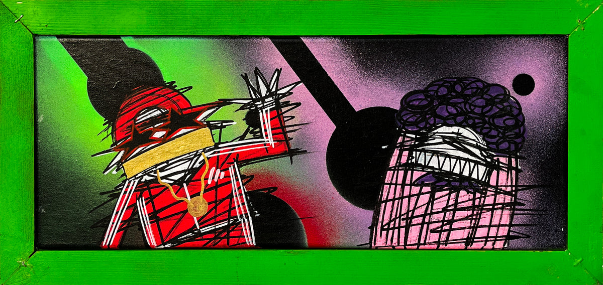 Nathan Bowen - B-Boy & Clown (Framed)