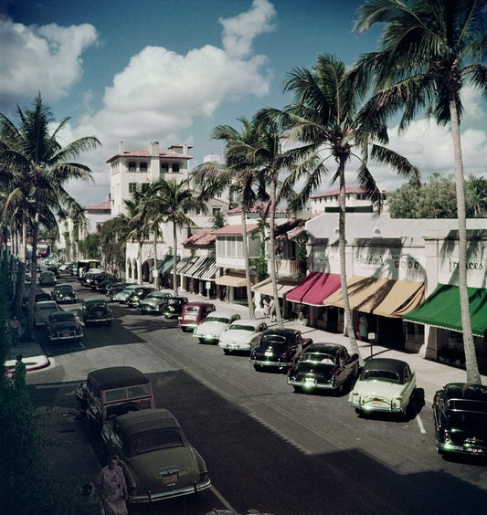 Slim Aarons - Palm Beach Street