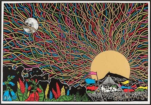 
                
                    Load image into Gallery viewer, Stanley Donwood - Hold Your Cool (Glastonbury 17
                
            