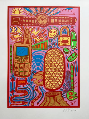 
                
                    Load image into Gallery viewer, Charlie Evaristo Boyce - Jackfruit, Cellphone, Wristwatch by Charlie Evaristo-Boyce
                
            