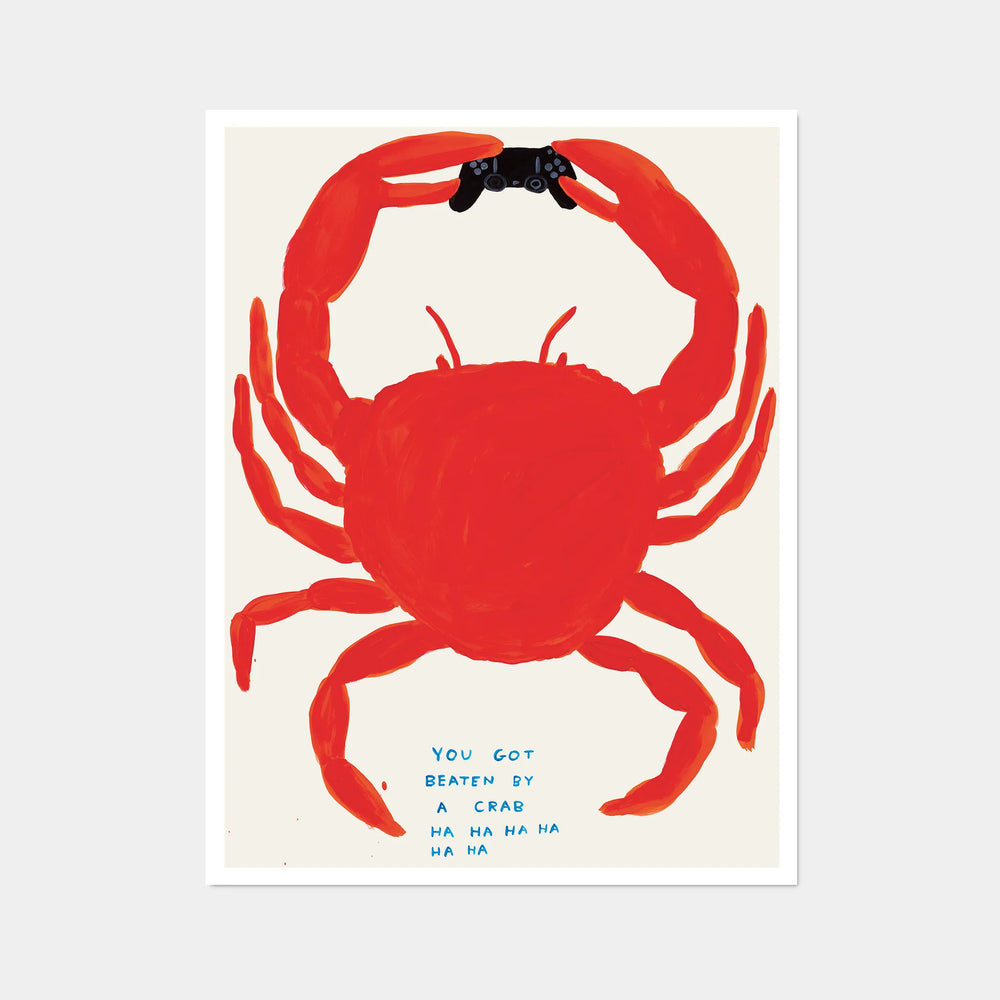 
                
                    Load image into Gallery viewer, David Shrigley - You Got Beaten By A Crab
                
            