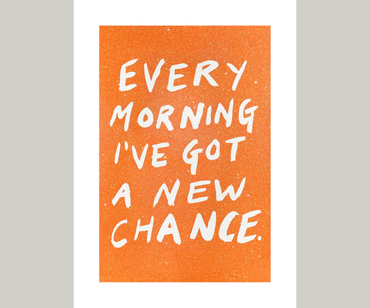 Adam Bridgland  - Every Morning I’ve Got A New Chance (Orange Glitter)