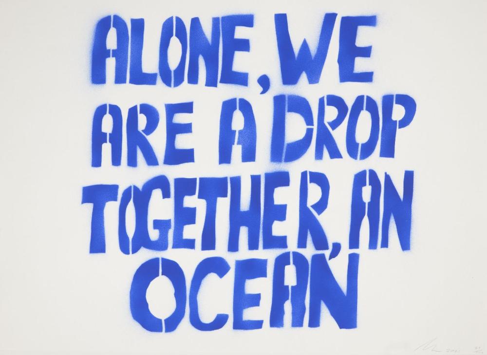 
                
                    Load image into Gallery viewer, Sam Durrant - Alone, We Are A Drop Together An Ocean ( Blue )
                
            
