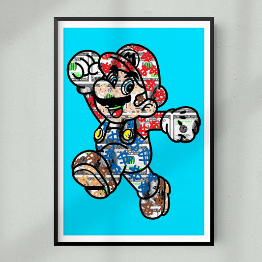 Mr Mint - Money Mario  (Blue)