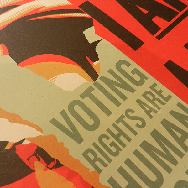 Shepard Fairey - Voting rights are human rights
