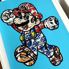 
                
                    Load image into Gallery viewer, Mr Mint - Money Mario  (Blue)
                
            