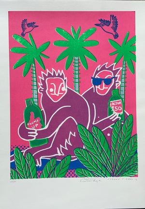 
                
                    Load image into Gallery viewer, Charlie Evaristo-Boyce - Monkeys On Holiday
                
            